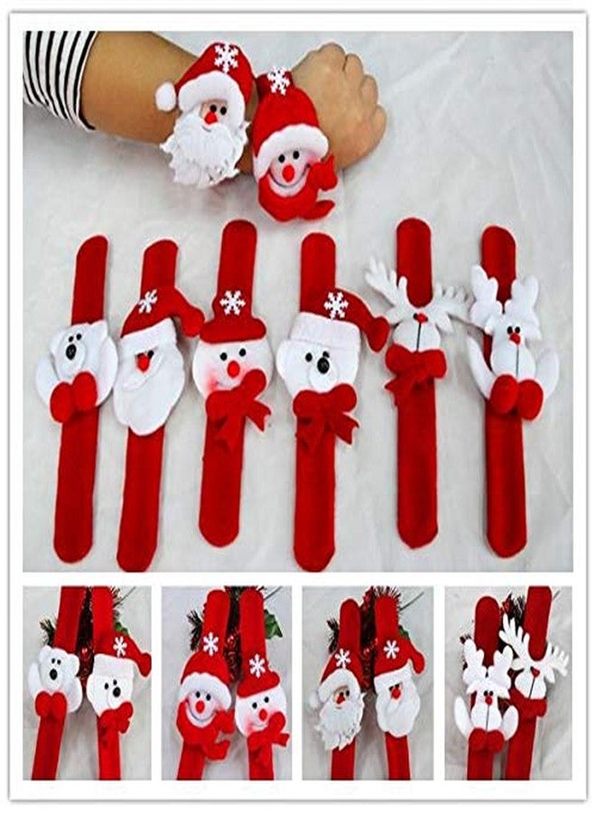 Evisha 6 Pcs Santa Claus Merry Christmas Wrist Band X-Mass - Image 3